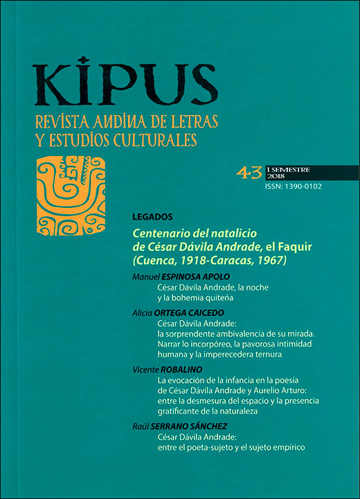Kipus: revista andina de letras y estudios culturales
