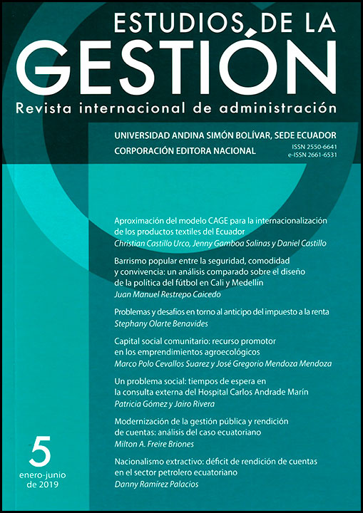 Estudios de la Gestión. Revista internacional de administración