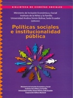 Políticas sociales e institucionalidad pública