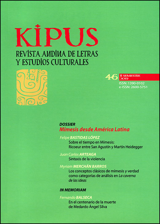 Kipus: revista Andina de Letras y Estudios Culturales